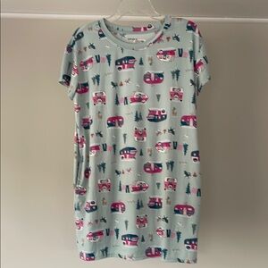 Joyspun Happy Camper Print T-Shirt Sleep Shirt